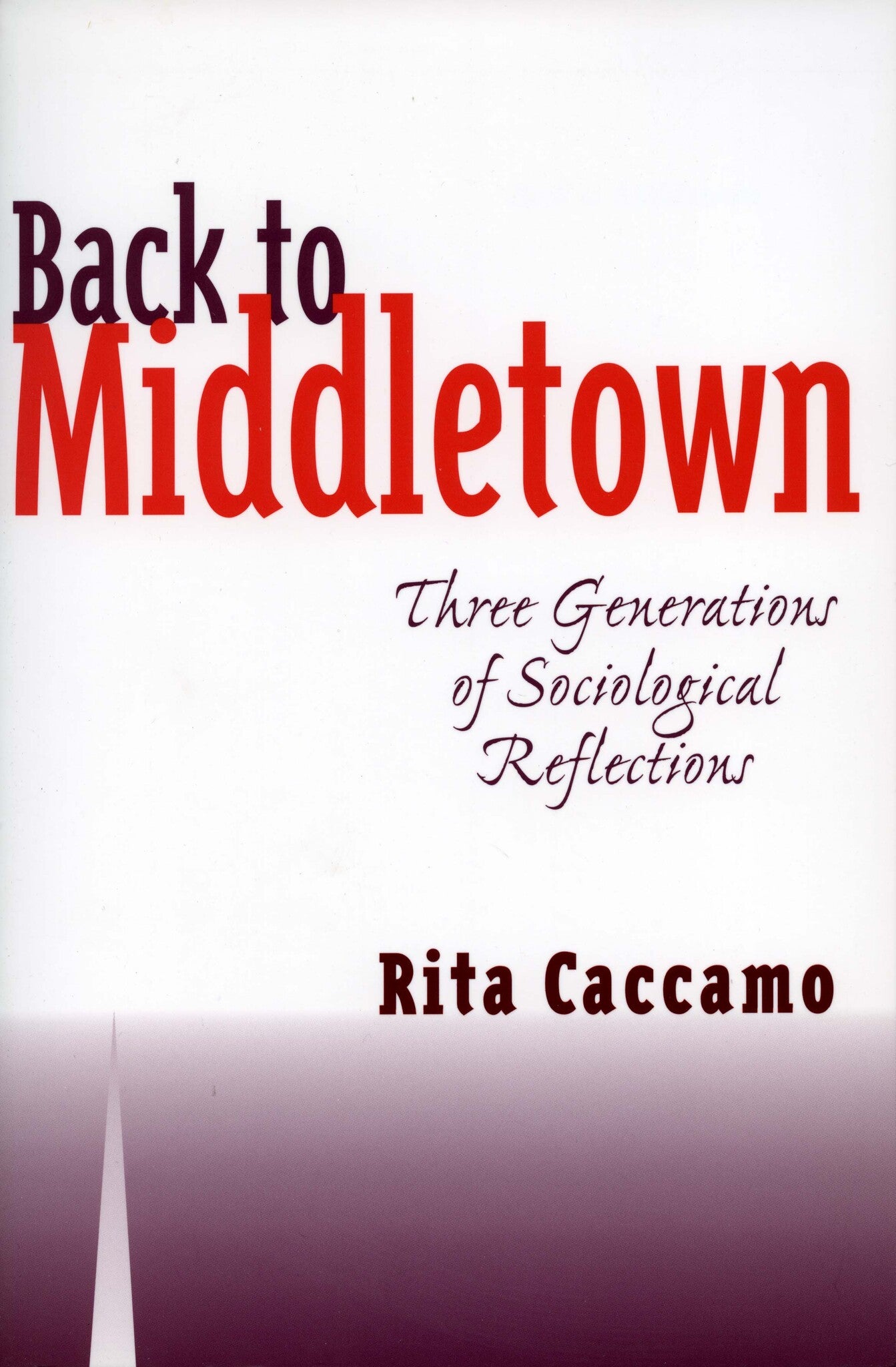 Cover image for Back to Middletown ISBN 9780804738460